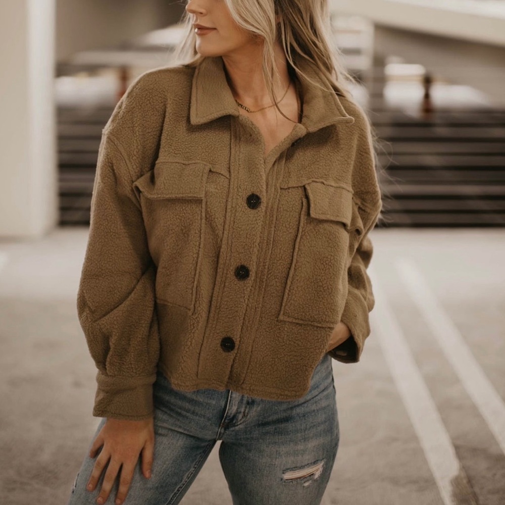 Teddy Sherpa jacket - promesa boutique brand